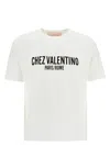 Valentino Cotton Crew Neck T-shirt With Graphic Print In Print