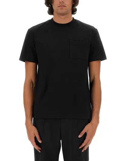 Valentino Men Jersey T-shirt In Black