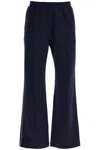 Valentino Men's Jogger Pants With Metallic V Detail In Blue