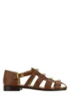 Valentino Garavani Studshield Fisherman Calfskin Sandal