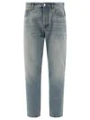 Valentino Blue Cotton Jeans In Light Blue
