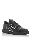 Valentino Garavani Vltn Ribbon Sneakers In Black