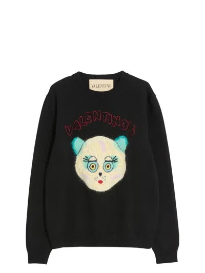 VALENTINO MEN'S MAGLIA KNITWEAR LE CHAT SWEATER