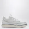 Valentino Runboot Leather Low-top Sneakers In White