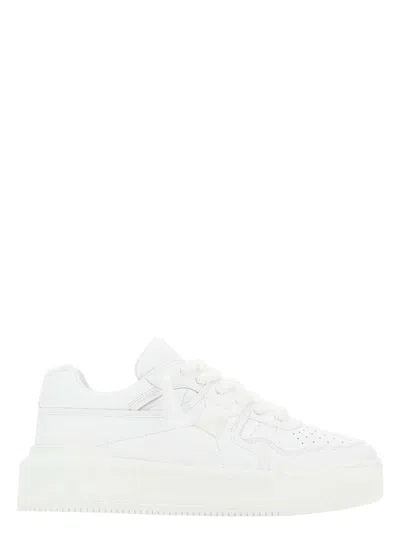 VALENTINO GARAVANI MEN'S NAPPA LEATHER ONE STUD XL SNEAKERS