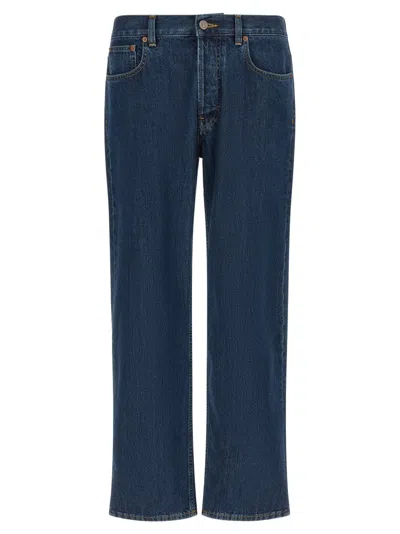Valentino Navy Blue Straight Jeans