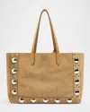 Valentino Men's Nellcôte Large Suede Tote Bag