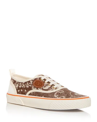 VALENTINO GARAVANI MEN'S NOJOKE VLOGO LOW TOP SNEAKERS