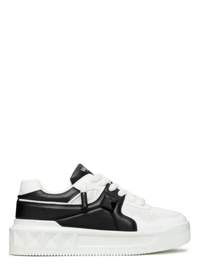 VALENTINO GARAVANI MEN'S ONE STUD XL LEATHER SNEAKERS
