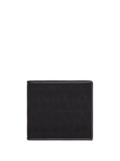 Valentino Garavani Men's Only Card Billfold Wallet In Black