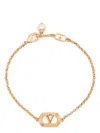 Valentino Garavani Men Ovalette Bracelet In Golden