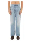 Valentino Tapered Jeans With Medium Wash In Blue