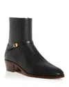 Valentino Garavani Man Ankle Boots Black Size 12 Leather In Black