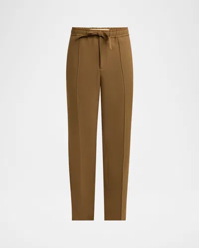 Valentino Men's Pintuck-front Drawstring Pants