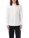 Valentino Men's Pointed Collar Dress Shirt In White For Ss24 In White