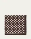 Valentino Foulard 60x60cm Dvn In Brown
