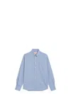 Valentino Camicia Maniche Lunghe Vlogo Signature Shirts Light Blue