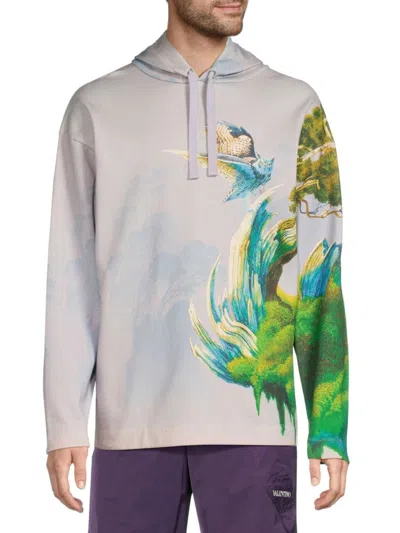Valentino Men's Printed Hoodie