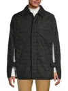 Valentino Men's Quilted Chore Coat In Black