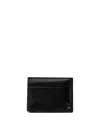 Valentino Men's "rockstud" Card Holder In Black