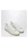 Valentino White Leather Vlogo Signature Sneakers