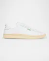 Valentino Garavani Men's Royco V Logo Calfskin Low-top Sneakers In White