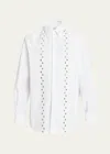 Valentino Garavani White Poplin Shirt In White
