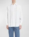 Valentino Garavani White Poplin Shirt In White