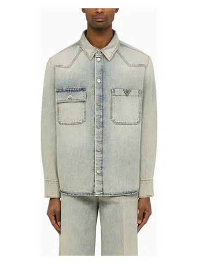 Valentino Men's Shirt In Blue