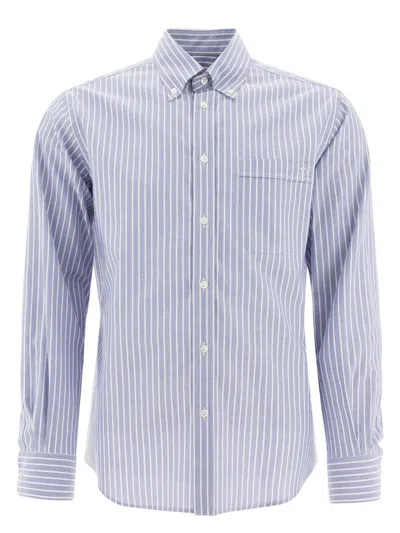 Valentino Men's Shirts In Light Blue