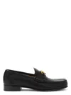 Valentino Garavani Vlogo Signature Loafer With Gold-tone Logo Detail In Black