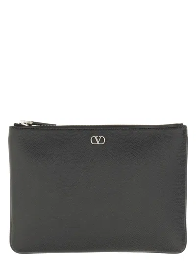 Valentino Garavani Men's Signature Vlogo Pouch