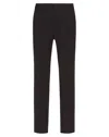 Valentino Sophisticated Slim Trousers In Classic Black For Men In Nero