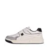 Valentino Garavani Multicolor Nappa Leather One Stud Sneakers In Bianco,nero,pastel Grey