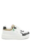 Valentino Stud Xl Low-top Sneakers With Contrasting Panels In Bincnerobg