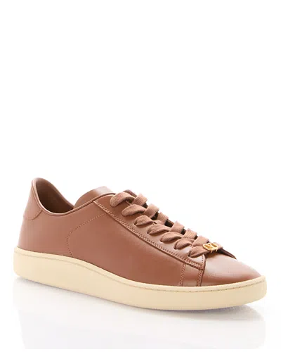 Valentino Garavani Royco Trainer In Nappa Calfskin In Tobacco