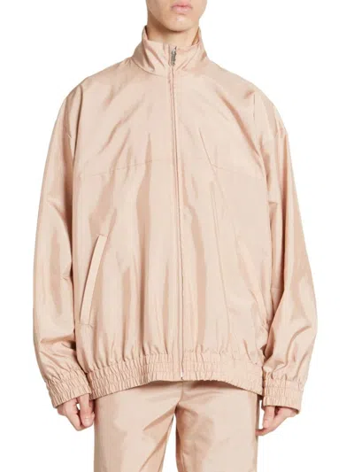Valentino Men's Solid Oversized Jacket In Neutral