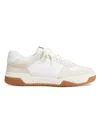 Valentino Sparry Sneakers In Split Leather And Nappa In Brown