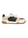 Valentino Garavani Men's Sparry Sneakers In Split Leather And Nappa In Brown