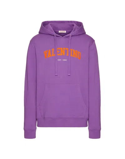 Valentino Men's Ss23 Viola/arancio Sweatshirt By  In Orange