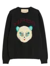 Valentino Garavani Sweater With Le Chat De La Maison Patch In Black