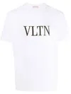 Valentino Classic White T-shirt For Men In Bianco