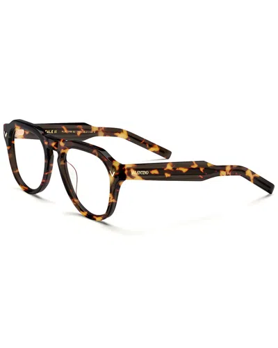 Valentino Garavani Valentino Men's Tale 52mm Optical Frames In Silver