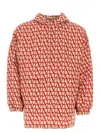 Valentino Anorak Con Stampa Toile Iconographe All Over In Multi