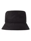 Valentino Logo-print Dropped-brim Bucket Hat In Black