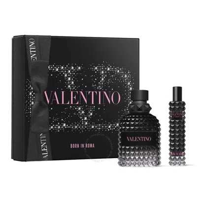 Valentino Kids'  Men's Uomo Born In Roma Gift Set Fragrances 3614274103540 In White