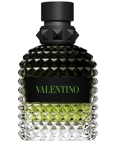 Valentino Men's Uomo Born In Roma Green Stravaganza Eau De Toilette Spray, 1.7 Oz. In No Color