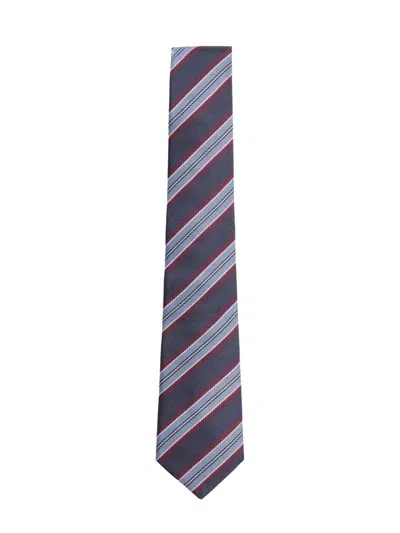 Valentino Garavani Men's Valentie Jacquard Regimental Silk Tie In Blue