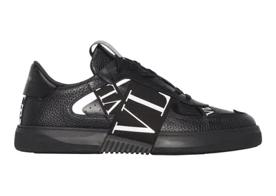 Pre-owned Valentino Garavani Men's  Vl7n Sneaker Low Top Sneakers In Black/white