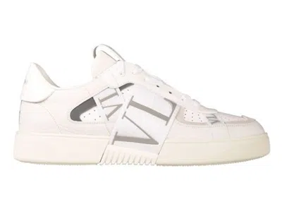 Pre-owned Valentino Garavani Men's  Vl7n Sneaker Low Top Sneakers In White/grey